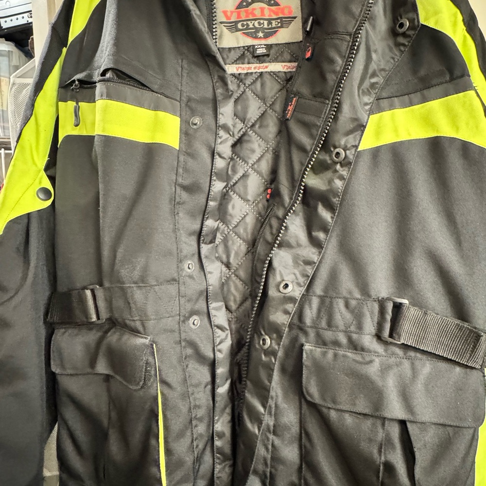 Black and Yellow Windbreaker Jacket for Maximum Visibility